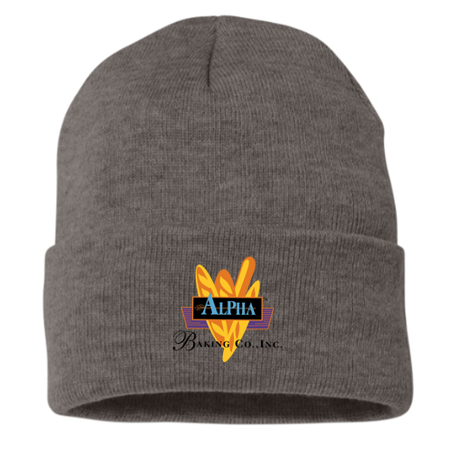 Sportsman Fleece Lined 12" Cuffed Beanie -- Heather Charcoal