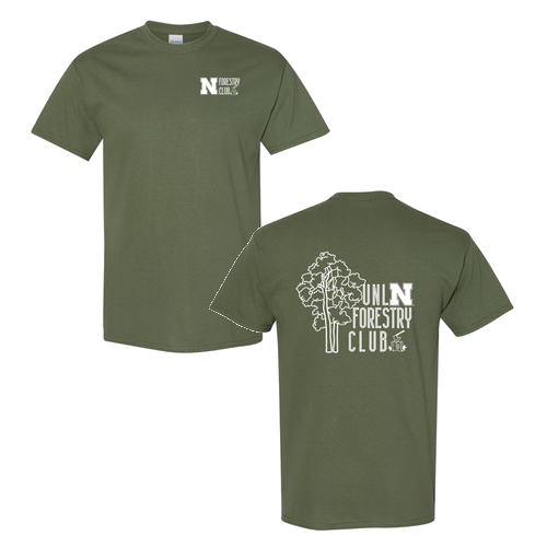 Forestry Club Tee  -- Military Green