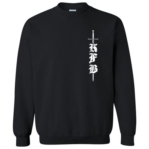 Gildan Heavy Blend Crew Neck Sweatshirt -- Black