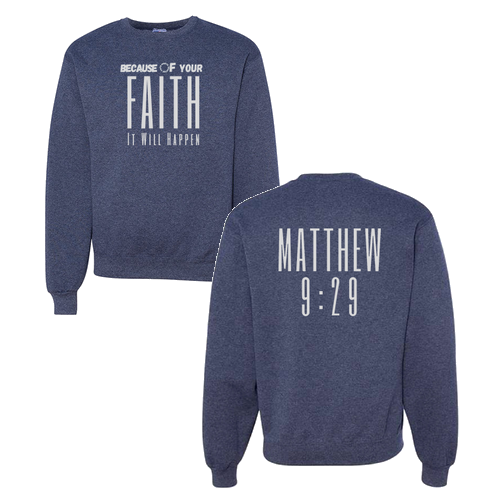 It Will Happen Hoodie Crewneck -- Vintage Heather Navy