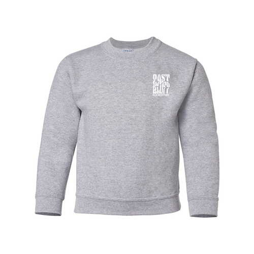 Gildan Heavy Blend Youth Crew Neck Sweatshirt -- Sport Grey