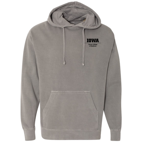 Comfort Colors Garment Dyed Hooded Pullover Sweatshirt -- Grey