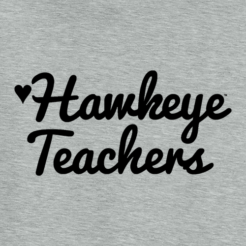 Hawkeye Teacher District V.I.T. Fleece 1 / 4-Zip -- Light Heather Grey