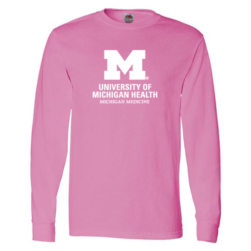 Jerzees Dri-Power Active Adult Longsleeve Tee -- Azalea