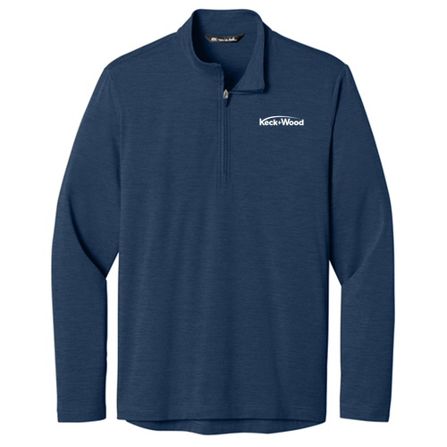 Men's/Unisex TravisMathew Onward 1/4-Zip -- Navy Heather