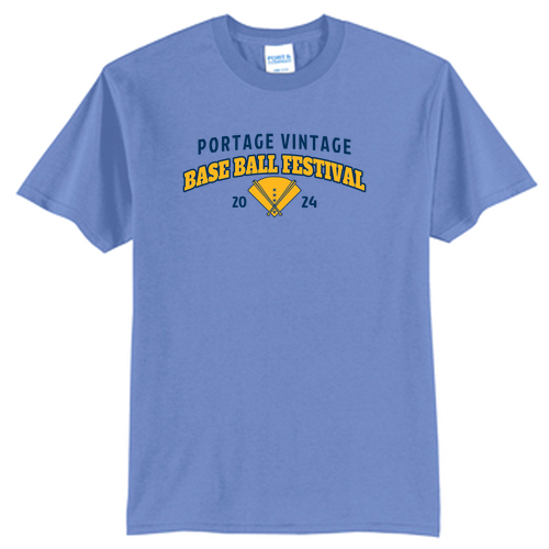 Port and Company 50/50 Blend Basic T-Shirt -- Carolina Blue