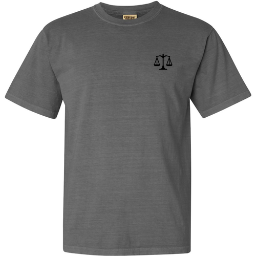 Comfort Colors Heavyweight Adult T-Shirt Badger Logo Grey