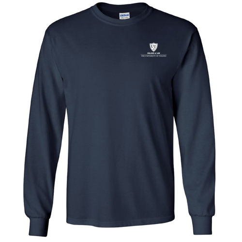 College of Law Screen Printed Long Sleeve Cotton Tee