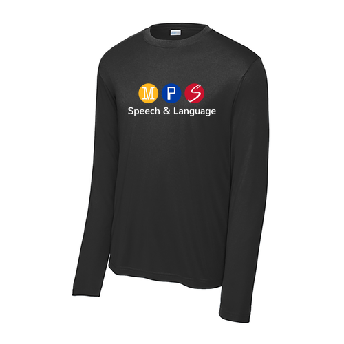 Sport Tek Long Sleeve Competitor -- Black