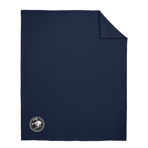 Port and Company Core Fleece Sweatshirt Blanket -- Navy