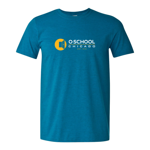 O-School Adult SoftStyle T-Shirt -- Antique Sapphire