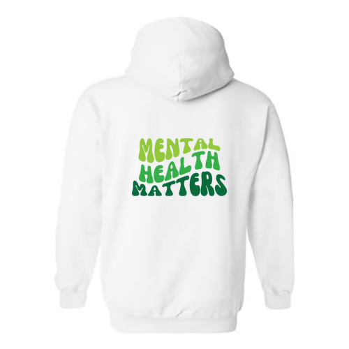 Gildan Heavy Blend Hooded Sweatshirt -- White