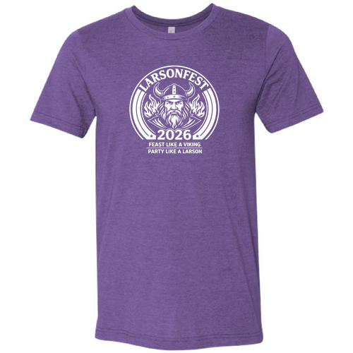 Bella Canvas Unisex Heather CVC T-Shirt -- Heather Team Purple