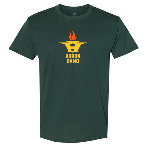 Mens/Unisex Hanes EcoSmart Heavyweight 50/50 T-Shirt -- Deep Forest