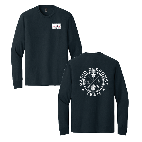 District Made Soft Perfect Tri Long Sleeve Tee -- New Navy