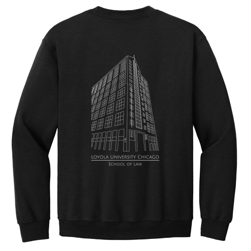 Corboy Law Center Crewneck Sweatshirt -- Black