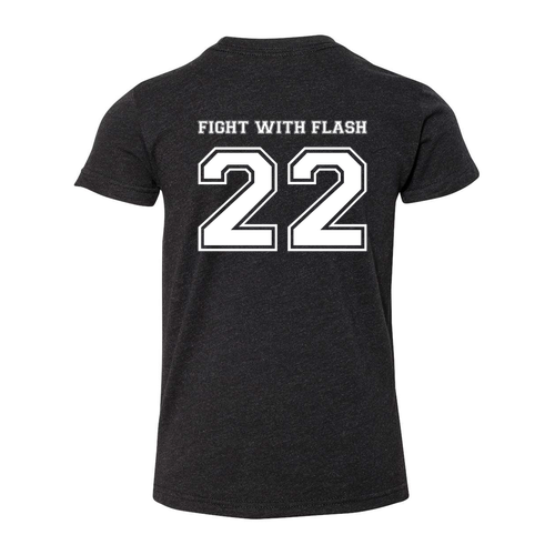 YOUTH Bella Canvas Heather CVC Short Sleeve Tee -- Black Heather