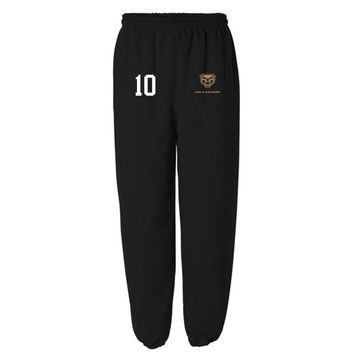 Gildan Elastic Bottom Sweatpants -- Black