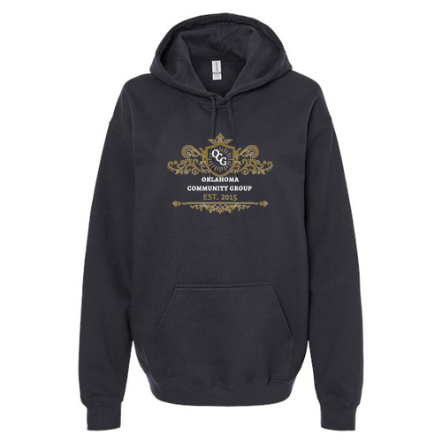 Gildan Adult Softstyle Fleece Pullover Hooded Sweatshirt -- Black
