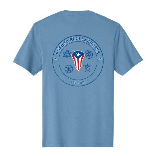 Taino Symbol Tee -- Tundra Blue