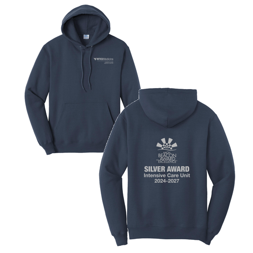 Port and Company Core Fleece Pullover Hooded Sweatshirt -- Navy
