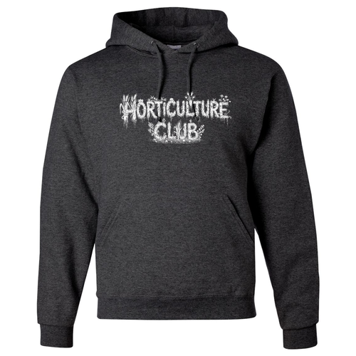 Jerzees 8 oz 50/50 Nublend Adult Hooded Sweatshirt -- Black Heather