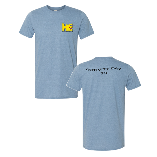 Gildan SoftStyle Fitted T-Shirt Heather Indigo