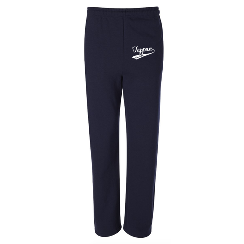 Mens/Unisex Jerzees Open Bottom Sweatpants w. Pockets -- J. Navy