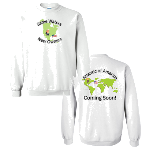 Gildan Heavy Blend Crew Neck Sweatshirt -- White