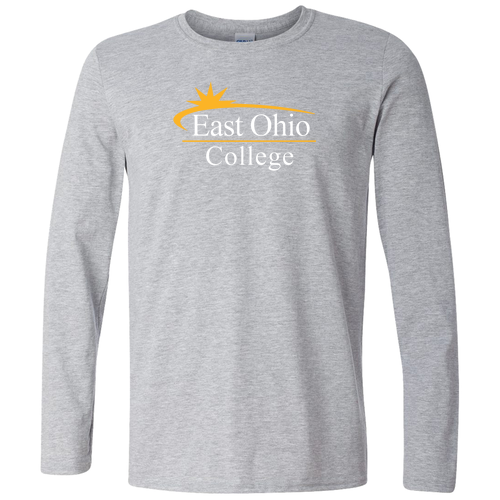 Gildan Softstyle Longsleeve T Shirt -- Sport Grey