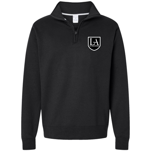 Champion Powerblend Quarter-Zip Sweatshirt -- Black