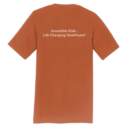 Port and Company Tee (w/ Back Print) -- Texas Orange