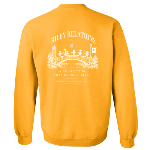 Gildan Heavy Blend Crew Neck Sweatshirt -- Gold