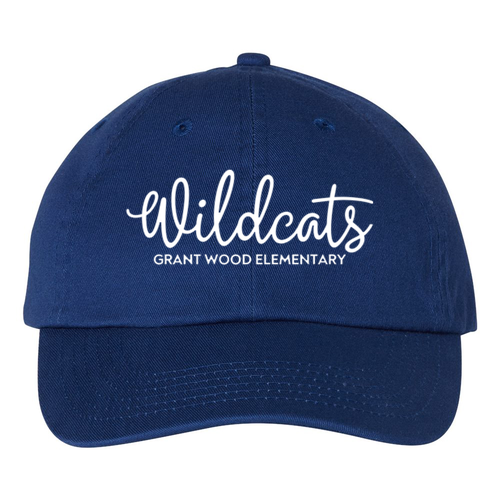 Valucap Bio-Washed Unstructured Hat -- Royal