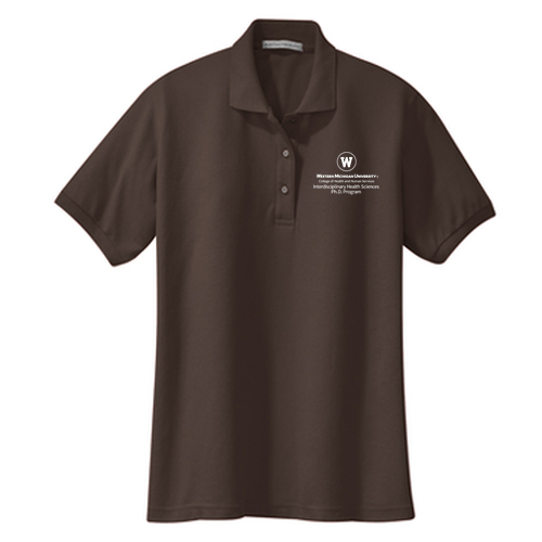 Port Authority Ladies Silk Touch Sport Shirt. -- Coffee Bean