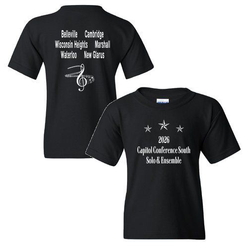 Gildan Cotton T-Shirt Youth -- Black