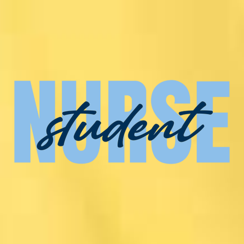 Port and Company Long Sleeve T Shirt -- Yellow -- Student Nurse