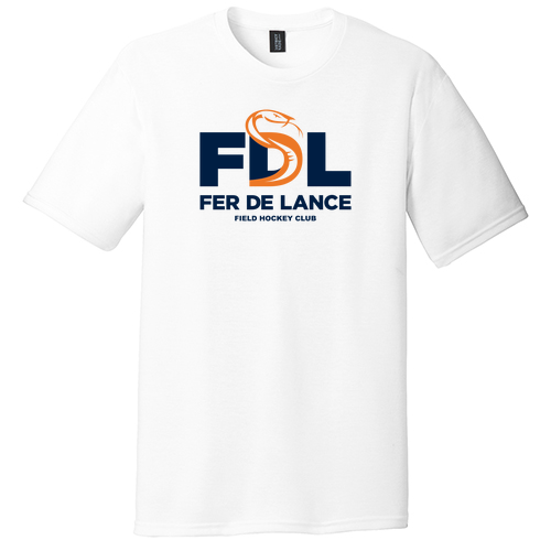 Mens/Unisex District Made Soft Perfect Tri Tee -- White, U16