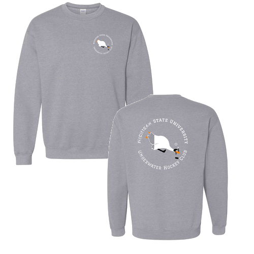 Gildan Heavy Blend Crew Neck Sweatshirt -- Sport Grey