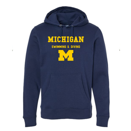 Unisex J America Unisex BTB Fleece Hooded Sweatshirt -- True Navy