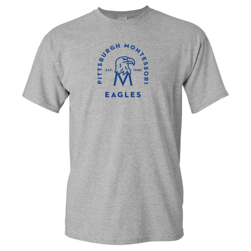 Eagles Gildan Heavy Cotton Basic T-Shirt -- Sport Grey