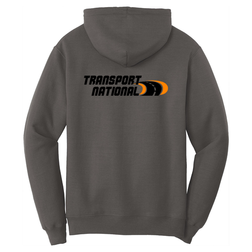 Port and Company Core Fleece Pullover Hooded Sweatshirt -- Charcoal
