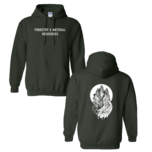 Gildan Heavy Blend Hooded Sweatshirt -- Forest Green