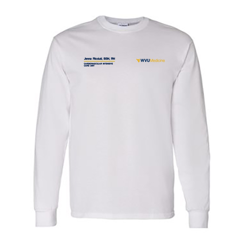 Gildan Heavy Cotton Longsleeve Basic T-Shirt -- White