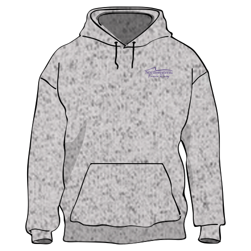 Independent Trading Co. Avenue Pullover Hooded Sweatshirt -- Grey Heather