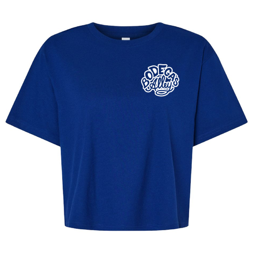 Bodega's Ladies Boxy Tee -- Lapis