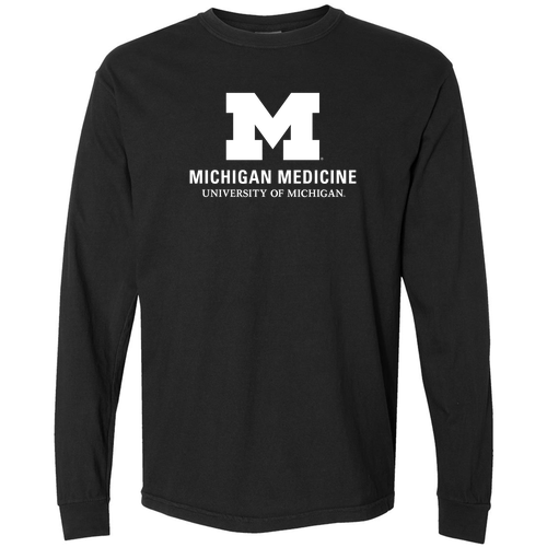 Comfort Colors Soft Garment-Dyed Heavyweight Long Sleeve T-Shirt -- Black