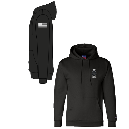 Champion Powerblend Adult Hooded Sweatshirt -- Black