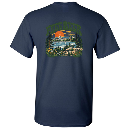 Gildan Heavy Cotton Basic T-Shirt -- Navy