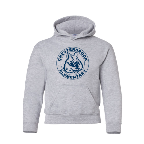 Gildan Heavy Blend Youth Hooded Sweatshirt -- Sport Grey